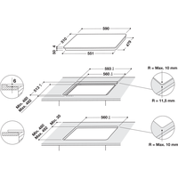 PLAQUE DE CUISSON VITRO INDUCTION WHIRLPOOL 